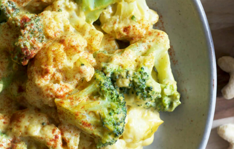 Cheesy Cauliflower and Broccoli Casserole